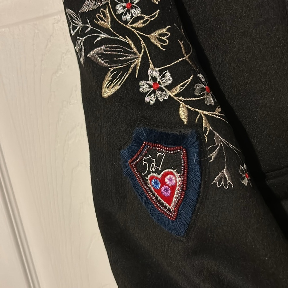Sale. New cinq a sept embellished coat - Picture 8 of 10
